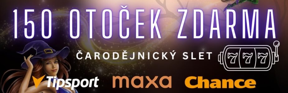 150 otoček zdarma od Tipsportu, Maxy a Chance