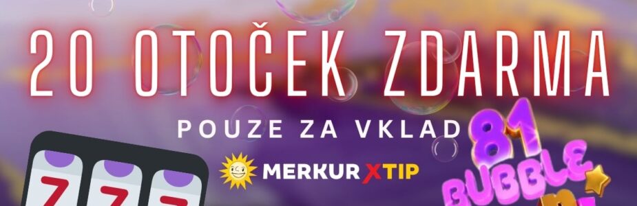 20 otoček zdarma u Merkuru
