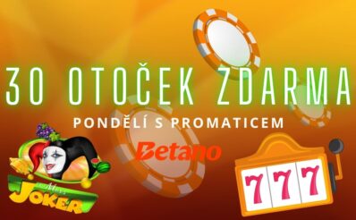 30 otoček zdarma u Betana