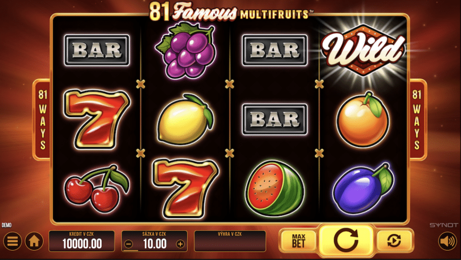81 Famous Multi Fruits od SYNOT Games