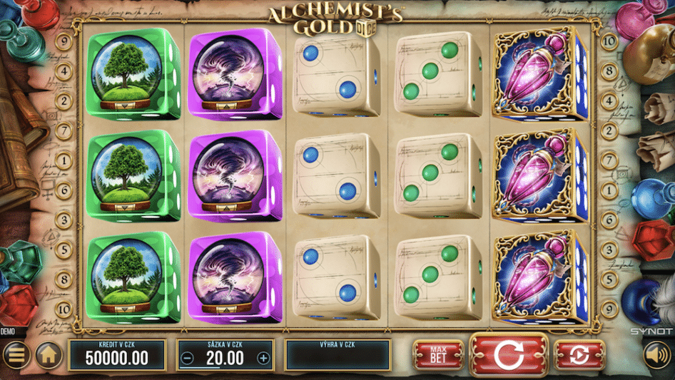 Alchemist's Gold Dice od SYNOT Games
