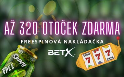 Až 320 otoček zdarma od casina BetX