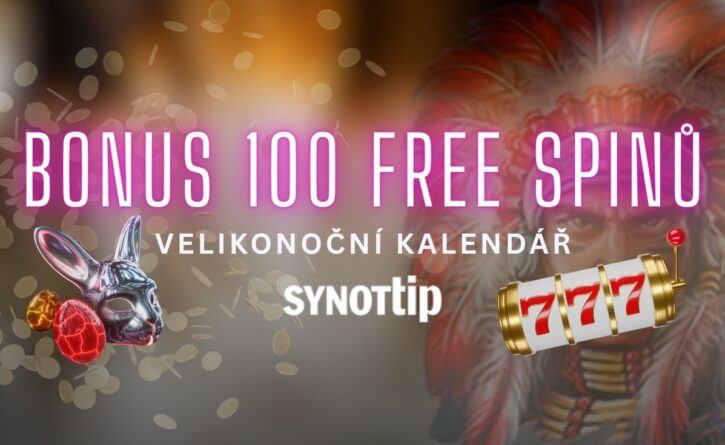 Bonus 100 free spinů u Synottipu