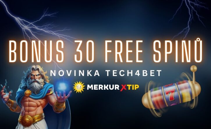 Bonus 30 free spinů od MerkuruXtip