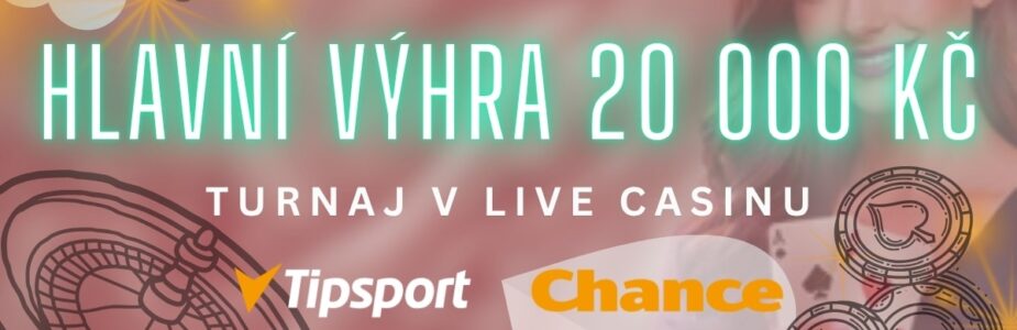 Hlavní výhra 20 000 Kč Tipsport