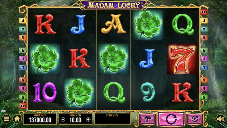 Madam Lucky od SYNOT Games