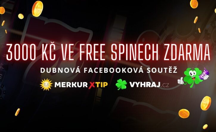 Merkur soutěž o 3000 Kč ve free spinech