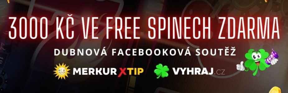 Merkur soutěž o 3000 Kč ve free spinech