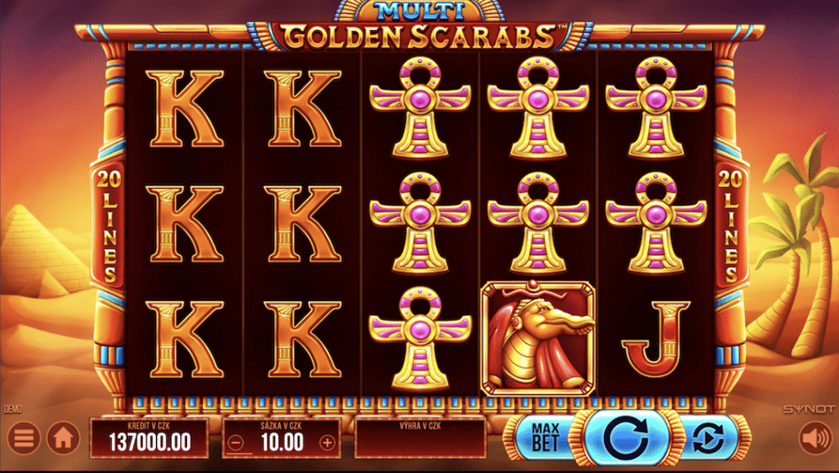 Multi Golden Scarabs od SYNOT Games