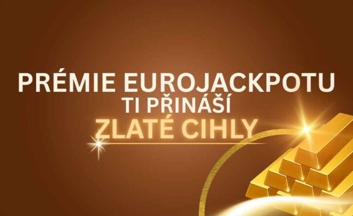 Odneste si jednu ze zlatých cihel od Eurojackpotu!