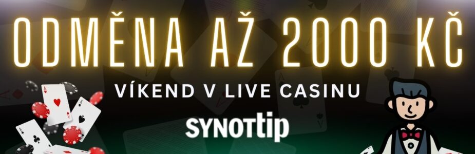Odměna až 2000 Kč od Synottipu