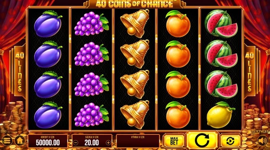 40 Coins Of Chance od SYNOT Games