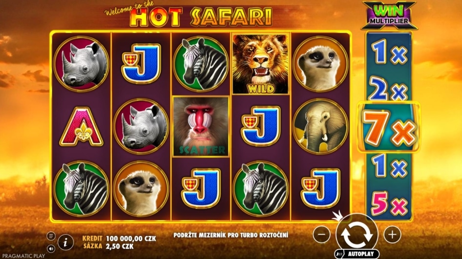 Hot Safari od Pragmatic Play