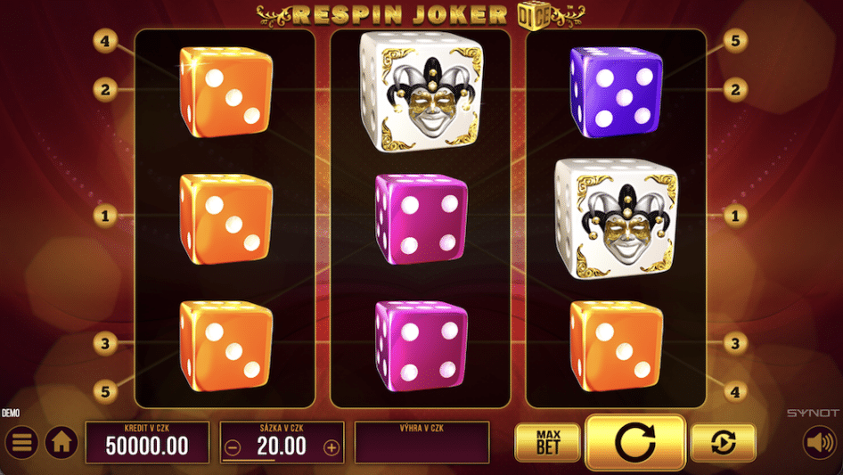 Respin Joker Dice od SYNOT Games