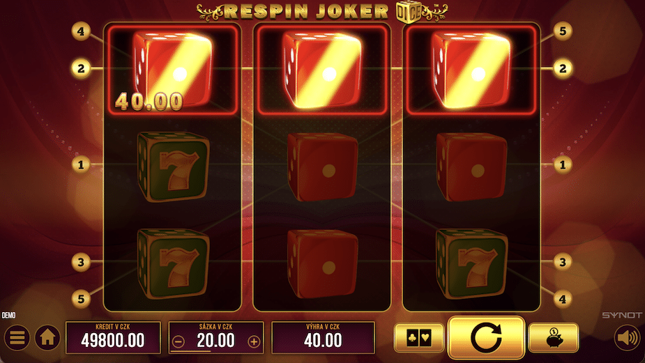 Téma a symboly Respin Joker Dice