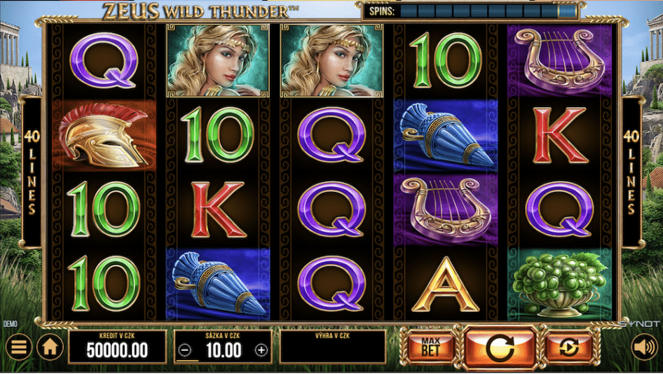 Zeus Wild Thunder od SYNOT Games