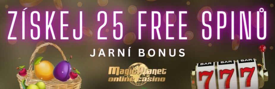 Získej 25 free spinů od Magic Planet
