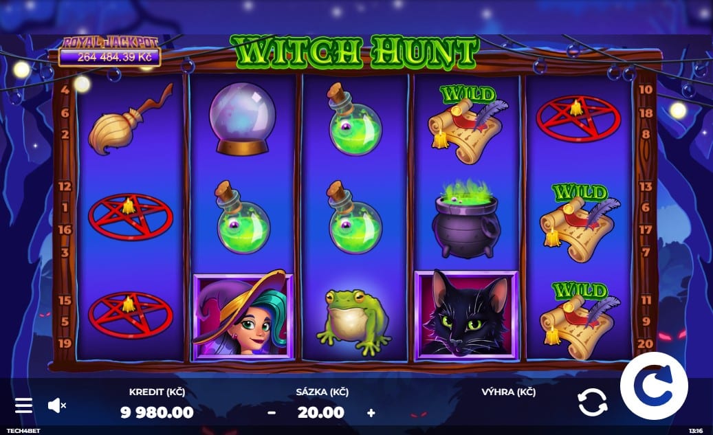 Automat Witch Hunt od Tech4Bet