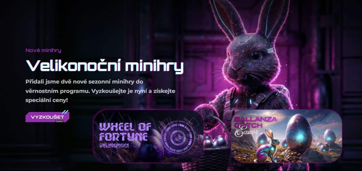 Banner minihry u Tokya