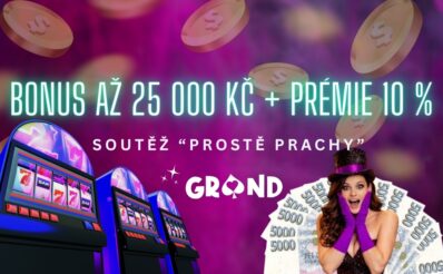 Bonus až 25 000 Kč + prémie 10% u Grandwin