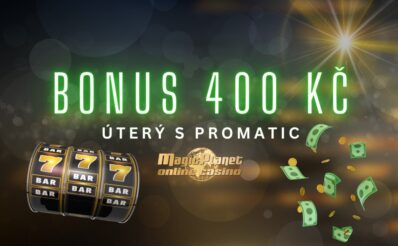 Bonus 400 Kč u Magic Planet