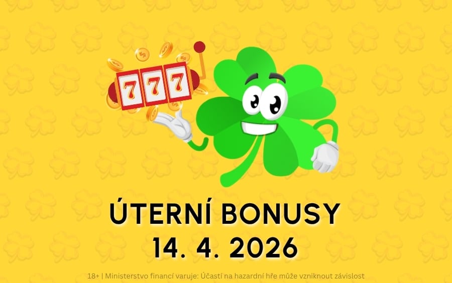 Free spiny a bonusy dnes 14-4-2026