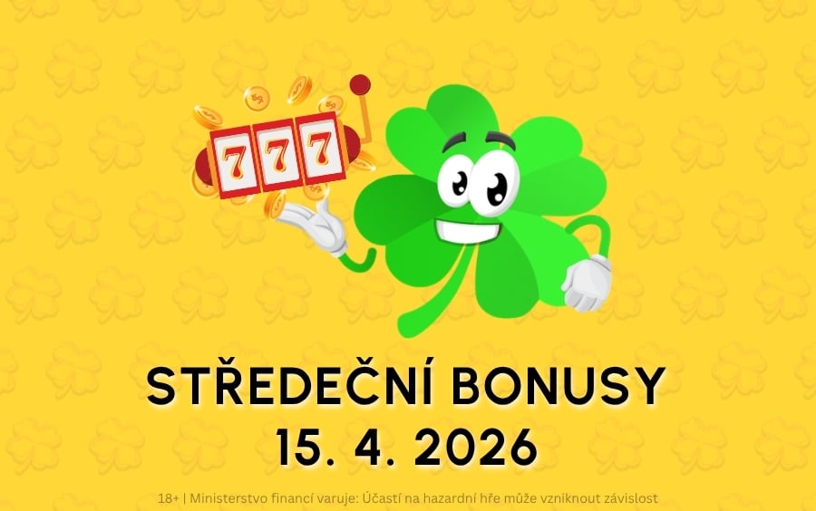 Free spiny a bonusy dnes 15-4-2026