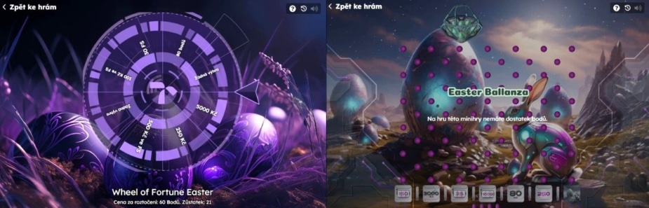 Tokyo velikonoční minihry