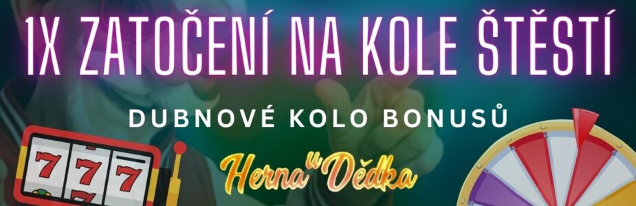 Výherní kolo štěstí v Herně U Dědka