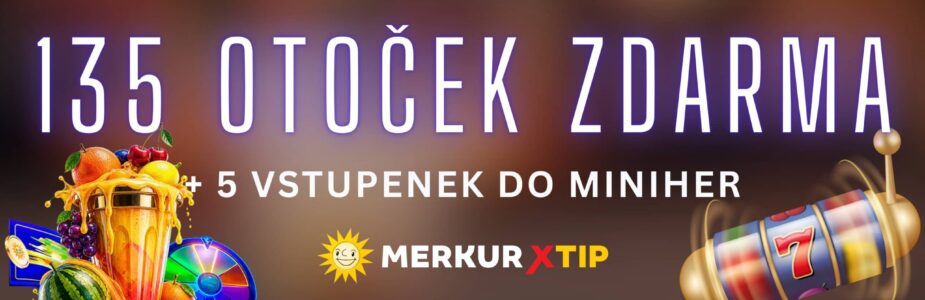 135 otoček a 5 vstupů do miniher od MerkurXtip