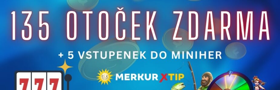 135 otoček zdarma + 5 vstupenek u Merkuru