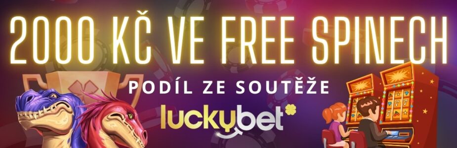 2000 Kč ve free spinech od LuckyBetu