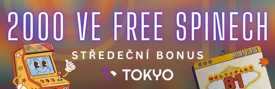 2000 ve free spinech od Tokyo casina