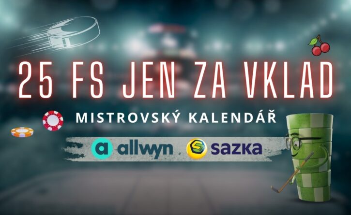 25 free spinů pouze za vklad u Allwynu