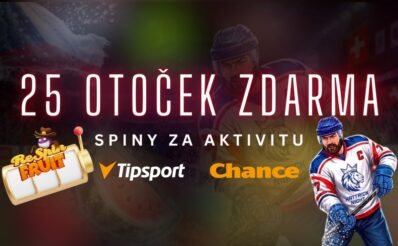 25 otoček zdarma u Tipsportu a Chance