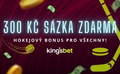 300 Kč sázka zdarma u Kingsbetu