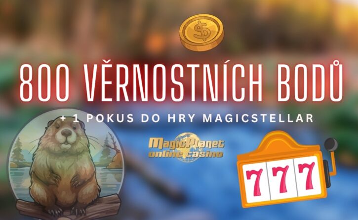 800 bodů + pokus do hry - Magic Planet