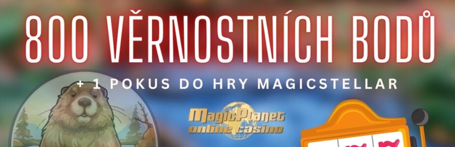 800 bodů + pokus do hry - Magic Planet