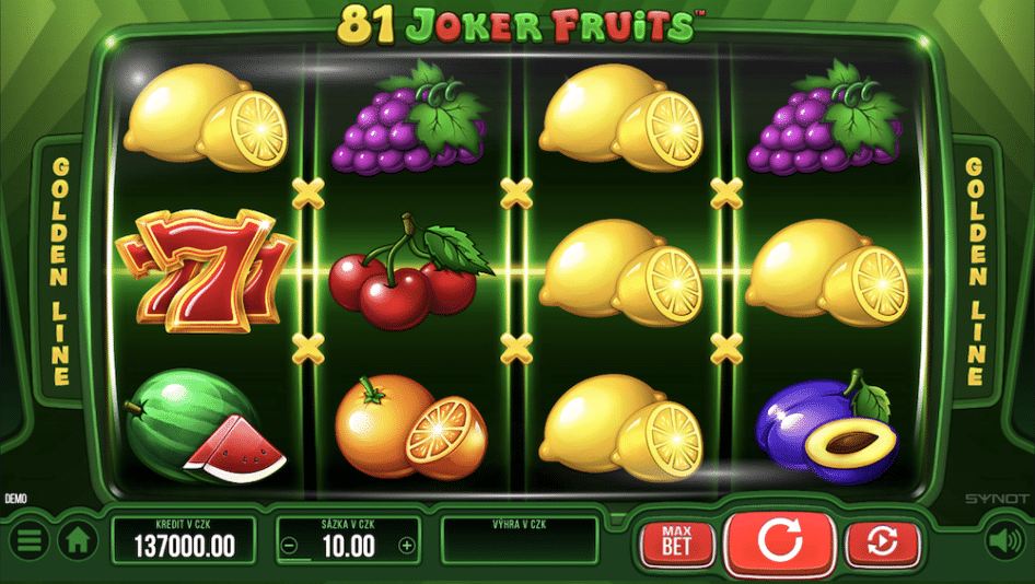 81 Joker Fruits od SYNOT Games