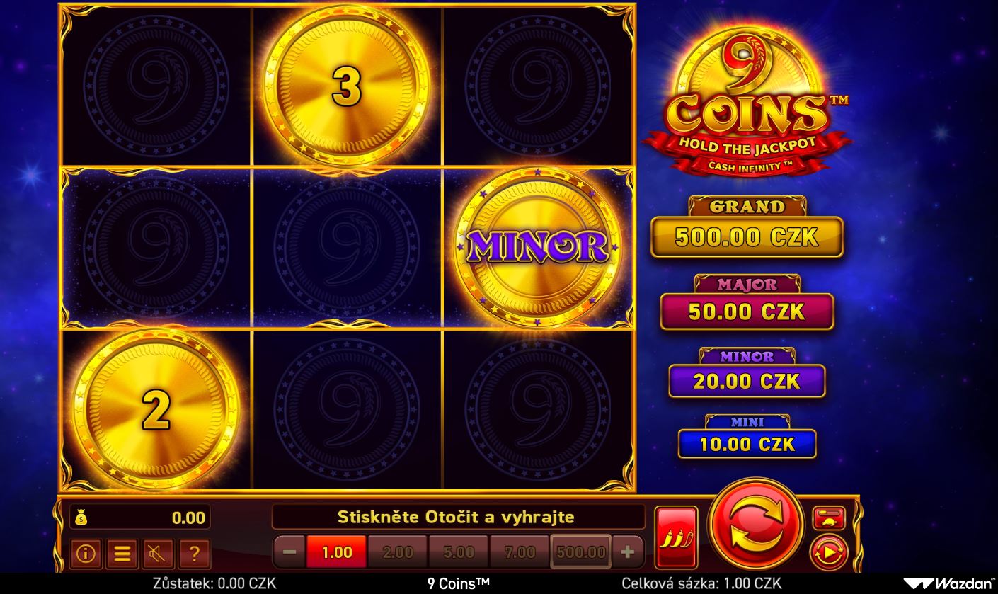 Automat 9 Coins™ od Wazdan