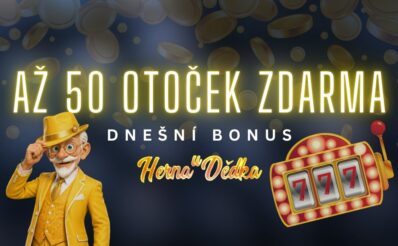 Získej 50 otoček zdarma v Herně u Dědka