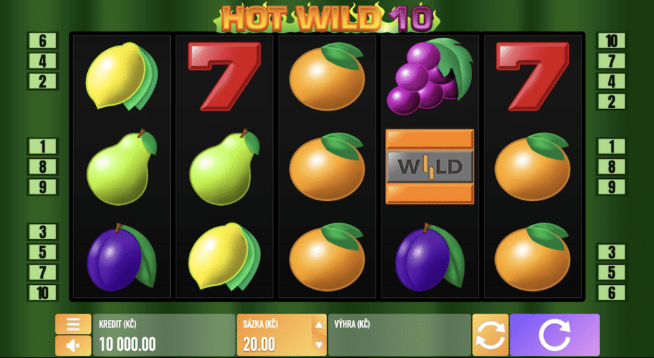 Hot Wild 10 od Tech4bet