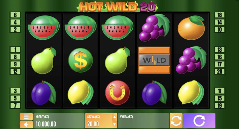 Hot Wild 20 od Tech4bet