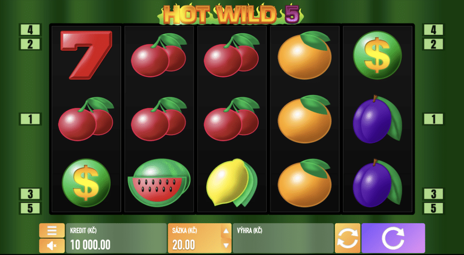 Hot Wild 5 od Tech4bet