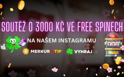 Instagramová soutěž o 3000 Kč ve free spinech u Merkuru