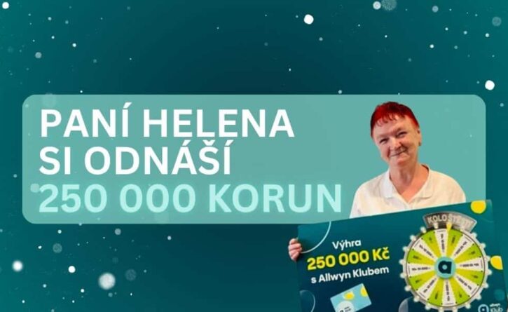 Na paní Helenu se usmálo štěstí v Kole štěstí! Odnáší si čtvrt milionu korun.