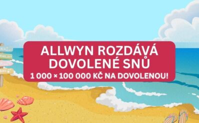 Allwyn rozdává dovolené v celkové hodnotě 100 milionů korun!