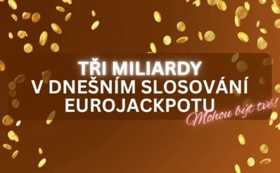 V dnešním slosování Eurojackpotu se bude hrát o 2,9 miliardy korun!