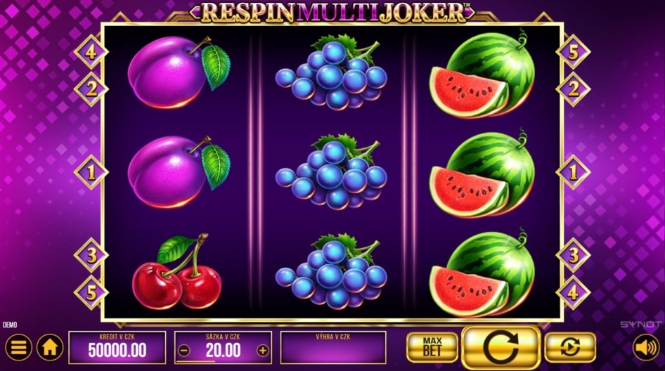 Respin Multi Joker od SYNOT Games