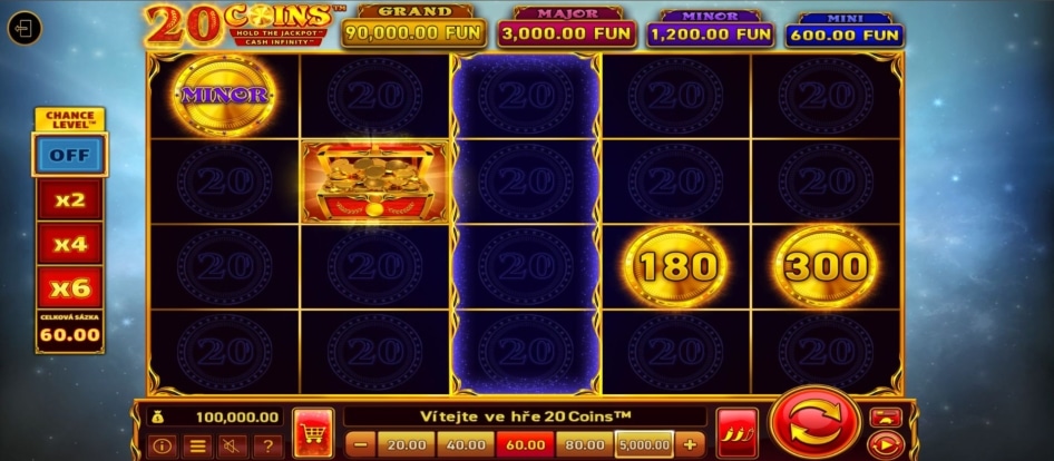 20 Coins od Wazdan